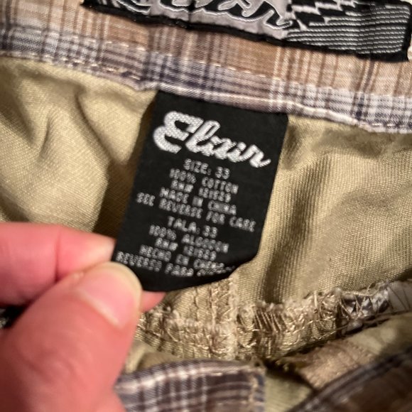 Elixir Men's Khaki Shorts (Size 33 / 100% Cotton / Previously Worn) - Picture 6 of 10